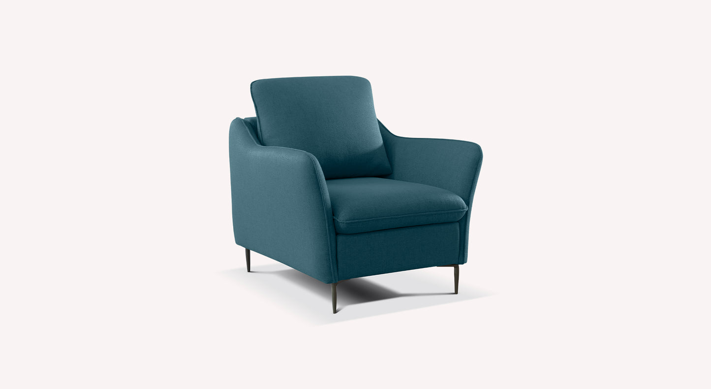 Fauteuil BOGART Foster Bleu Ocean