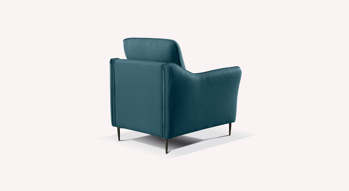 Fauteuil BOGART Foster Bleu Ocean