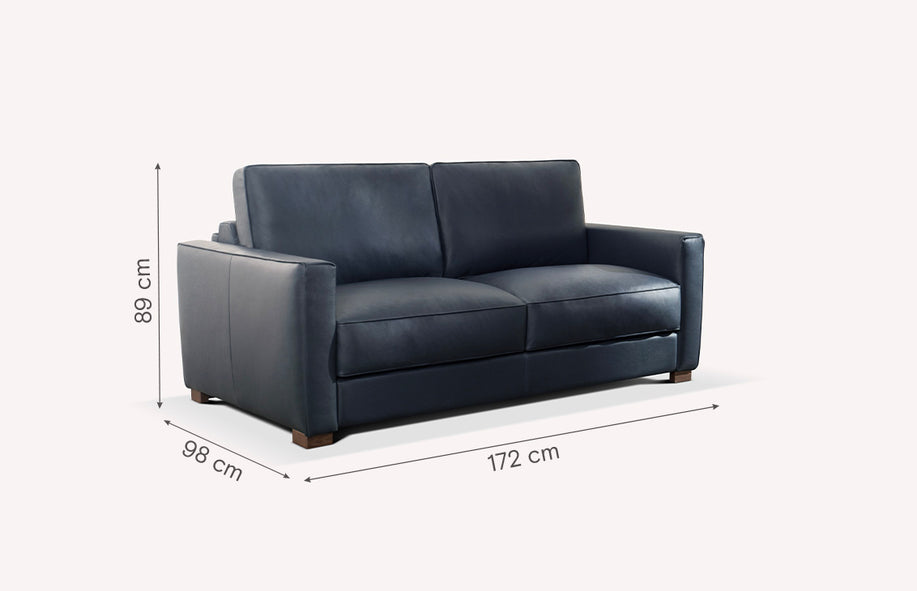 COCOON Cuir Royal Bleu-1