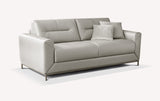 GUSTAVE Cuir Papua Gris 160x192 / Origine 40 kg/m3 / Lattes
