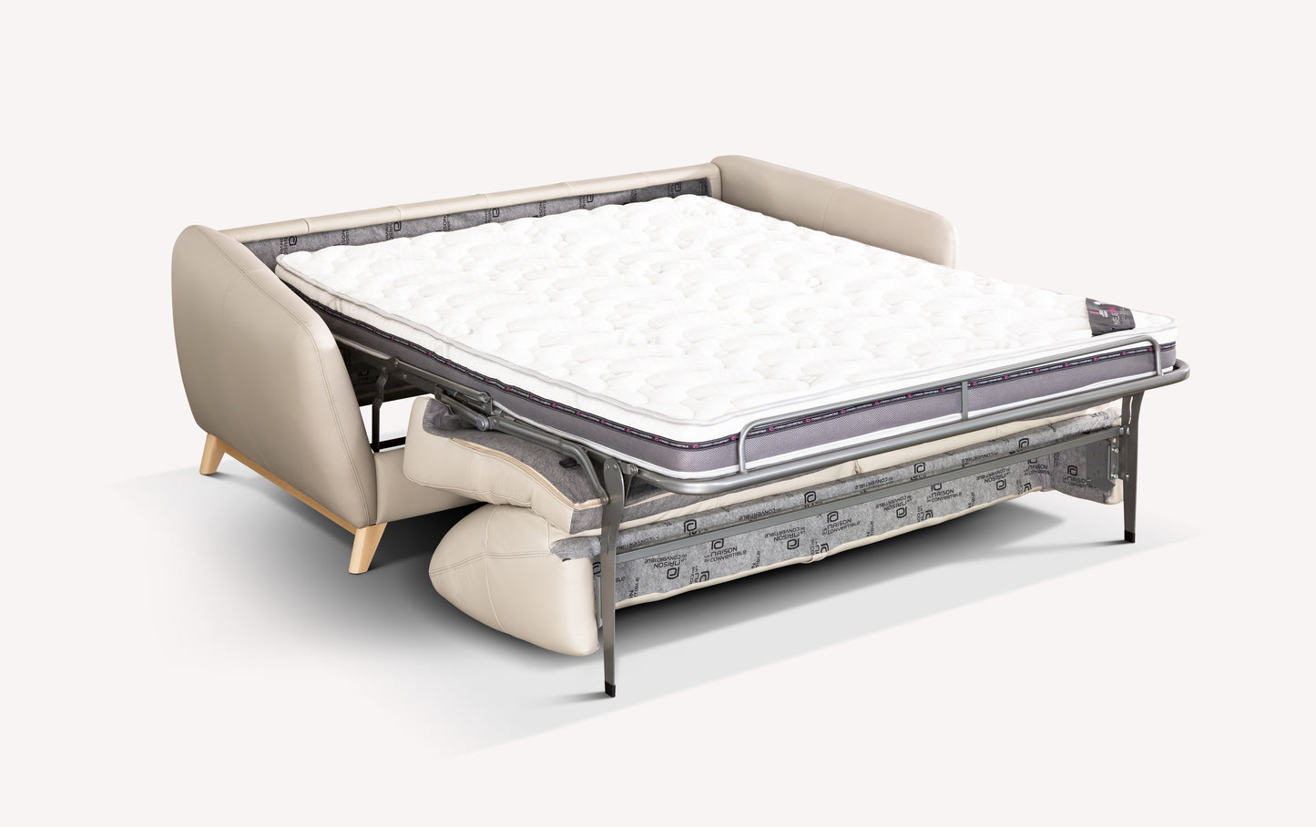 MOBA Cuir Royal Gris blanc