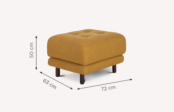 Pouf CLARK Foster Curcuma-1