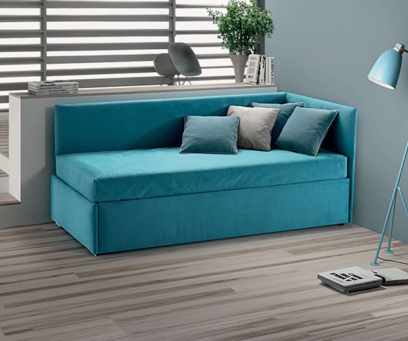 ANGOLO 150 trundle bed, fabrics of your choice