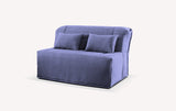 SIMONE Preston Bleu foncé 140x198 / Mousse HR 35 kg/m3 / Lattes