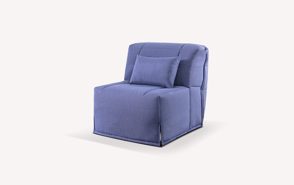 Fauteuil SIMONE Preston Bleu foncé