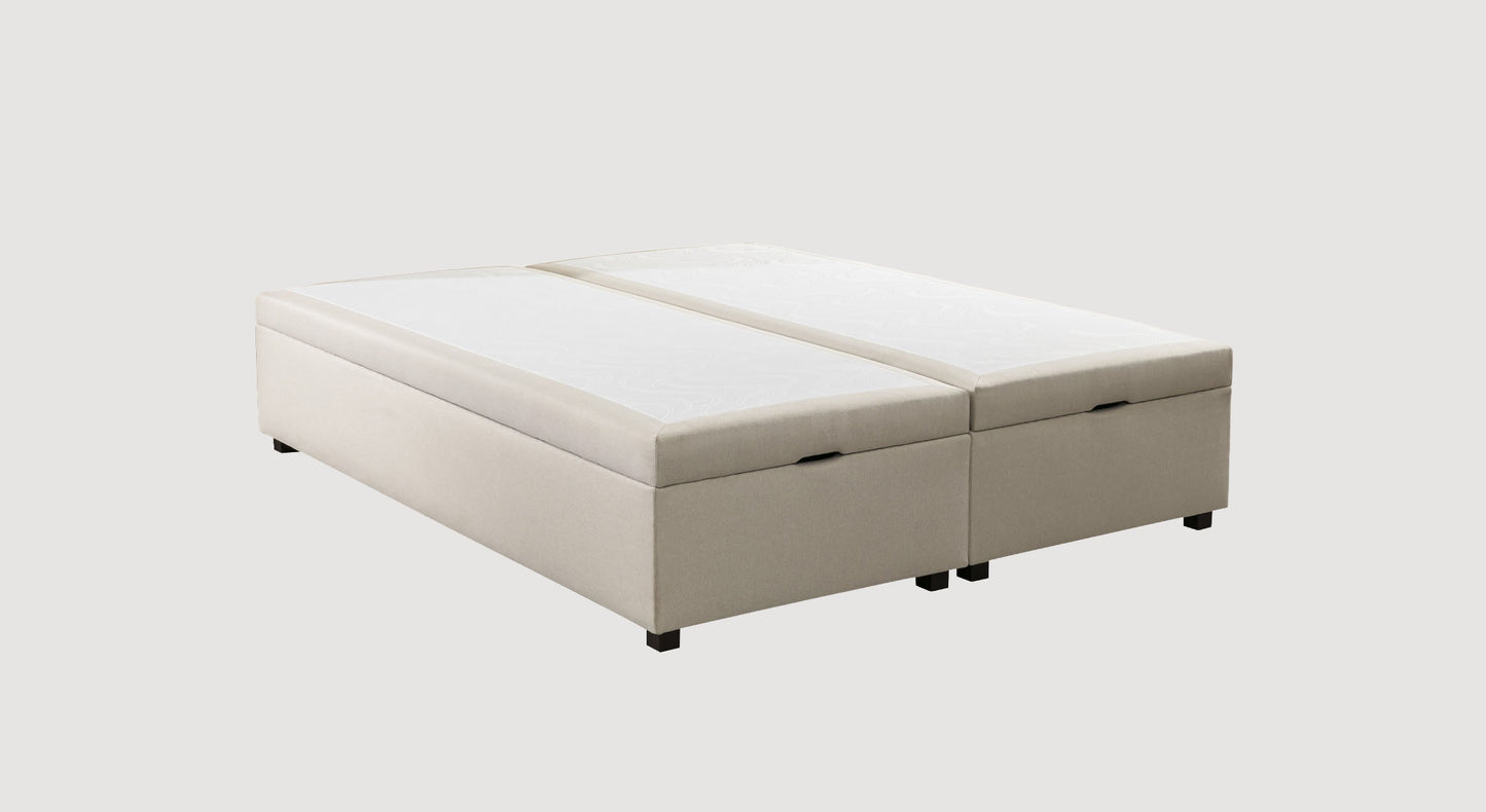 OUESSANT Luca Beige Storage Bed