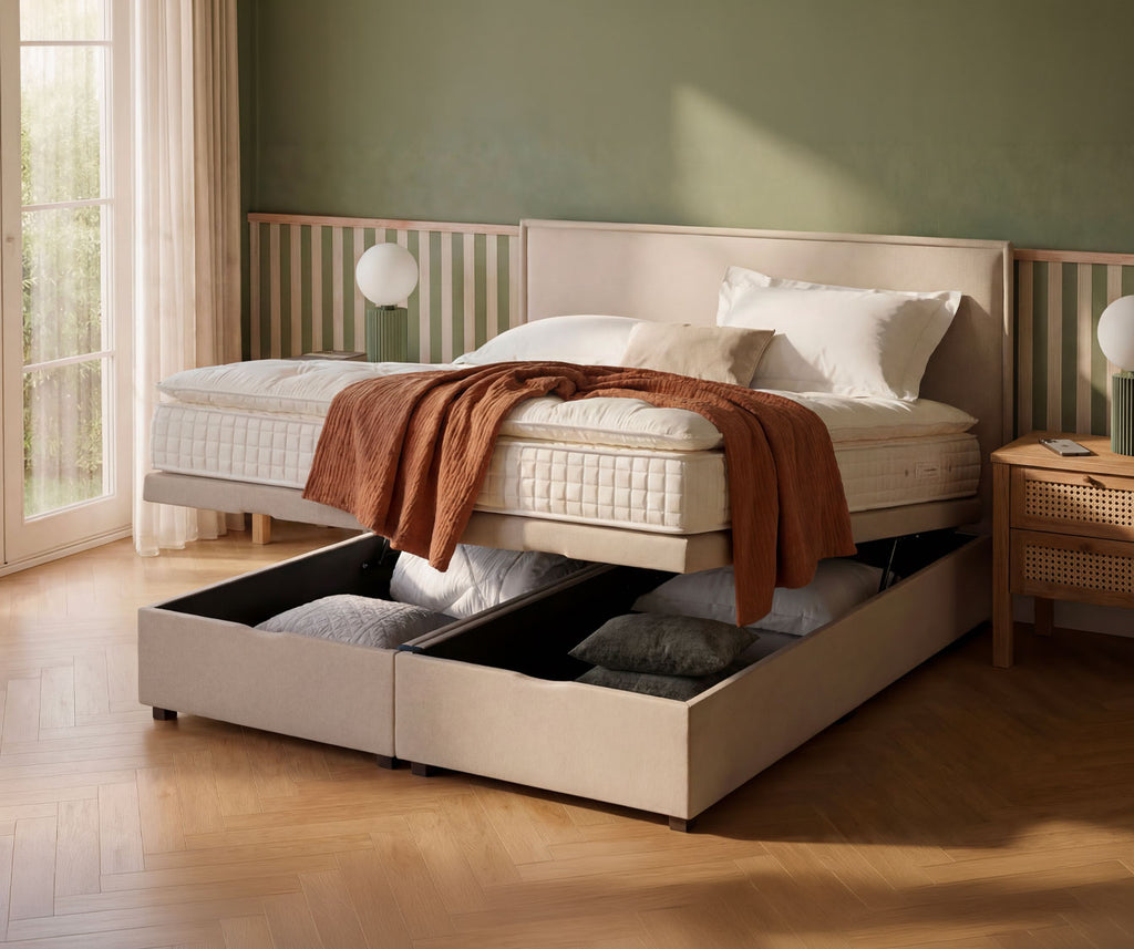 Lit coffre OUESSANT Luca Beige