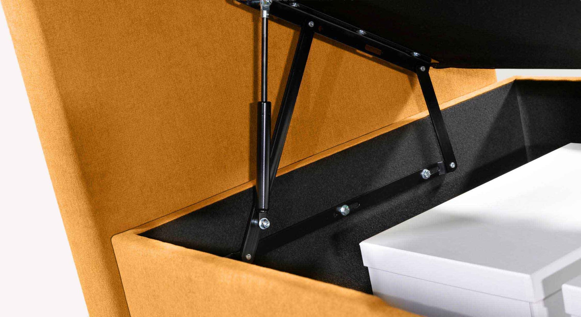 Lit coffre OUESSANT latéral Mine Mango