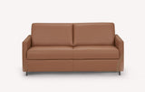BOBBY Leather Lux Cognac 140x192 / 25 kg/m3 / Mixed grid and slats