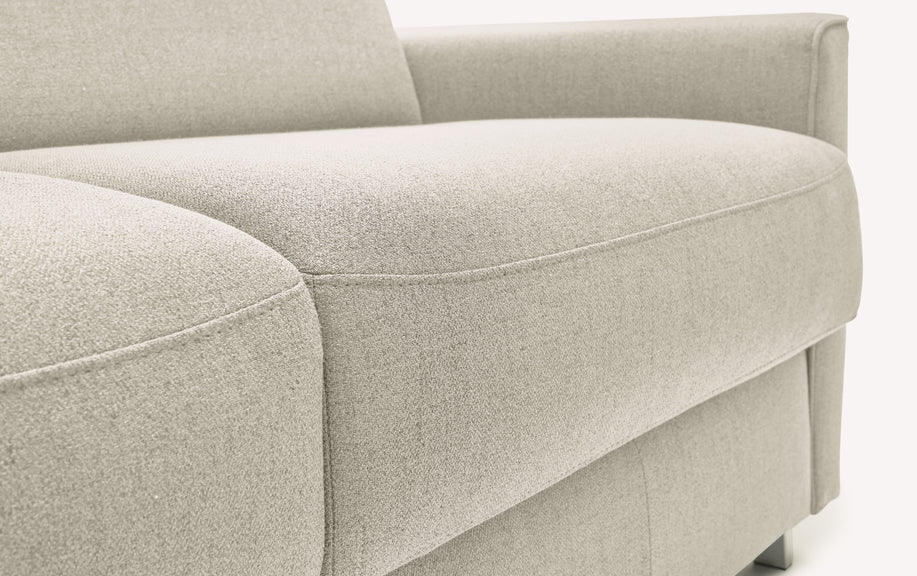 Lot canapé et fauteuil JIMMY Foster Ivoire-2