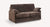 Canapé convertible KIRK Viking Poivre en tissu poivre, offrant un design confortable et élégant avec deux coussins d’appoint, idéal pour un couchage quotidien.