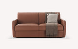 NEW-AZURA Leather Lux Cognac 140x197 / Pure 50 kg/m3 / Slats