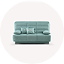 Daybed with pillow storage