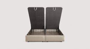 Lit coffre avec tête de lit AMSTERDAM Zeugma Beige