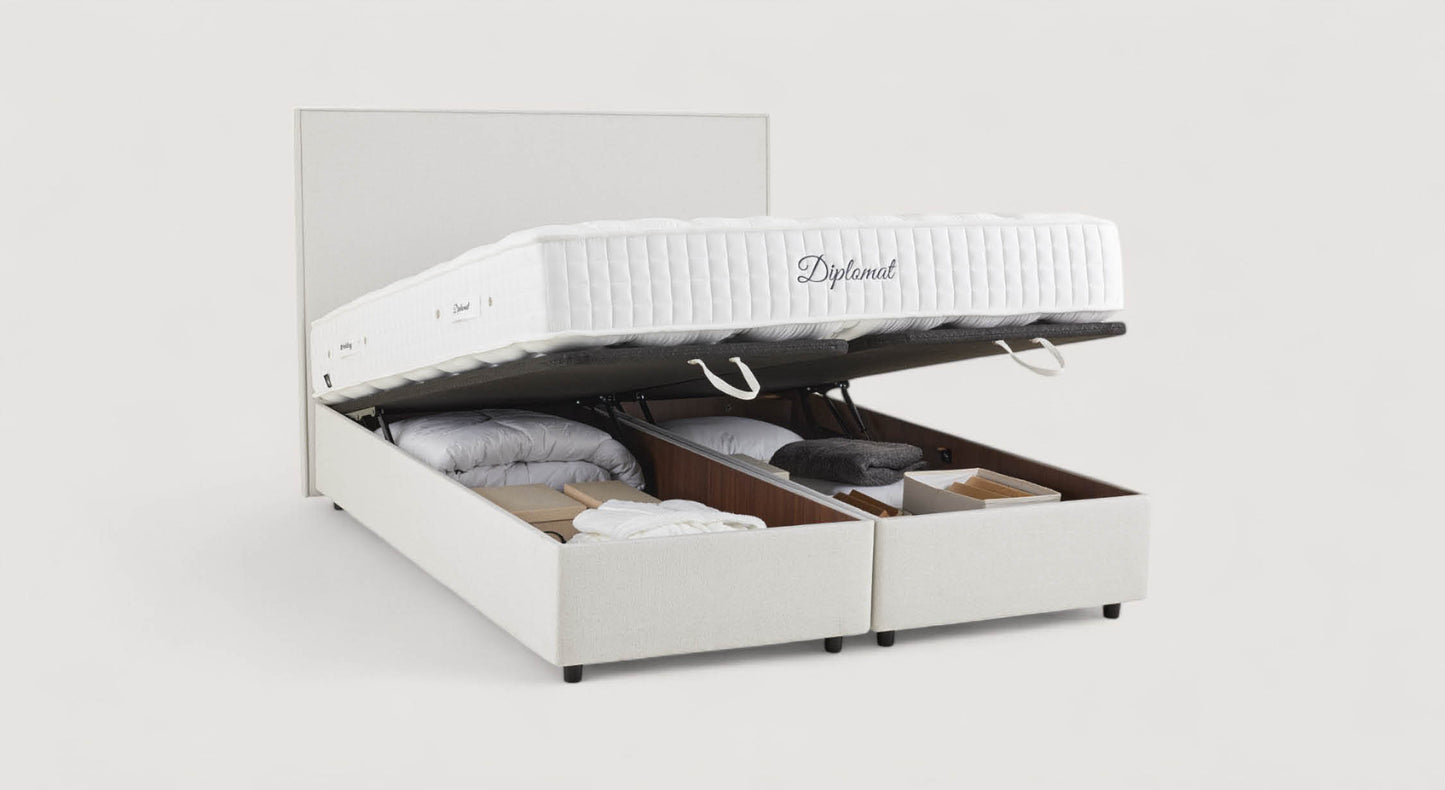 NINA Cuper Basic White storage bed pack