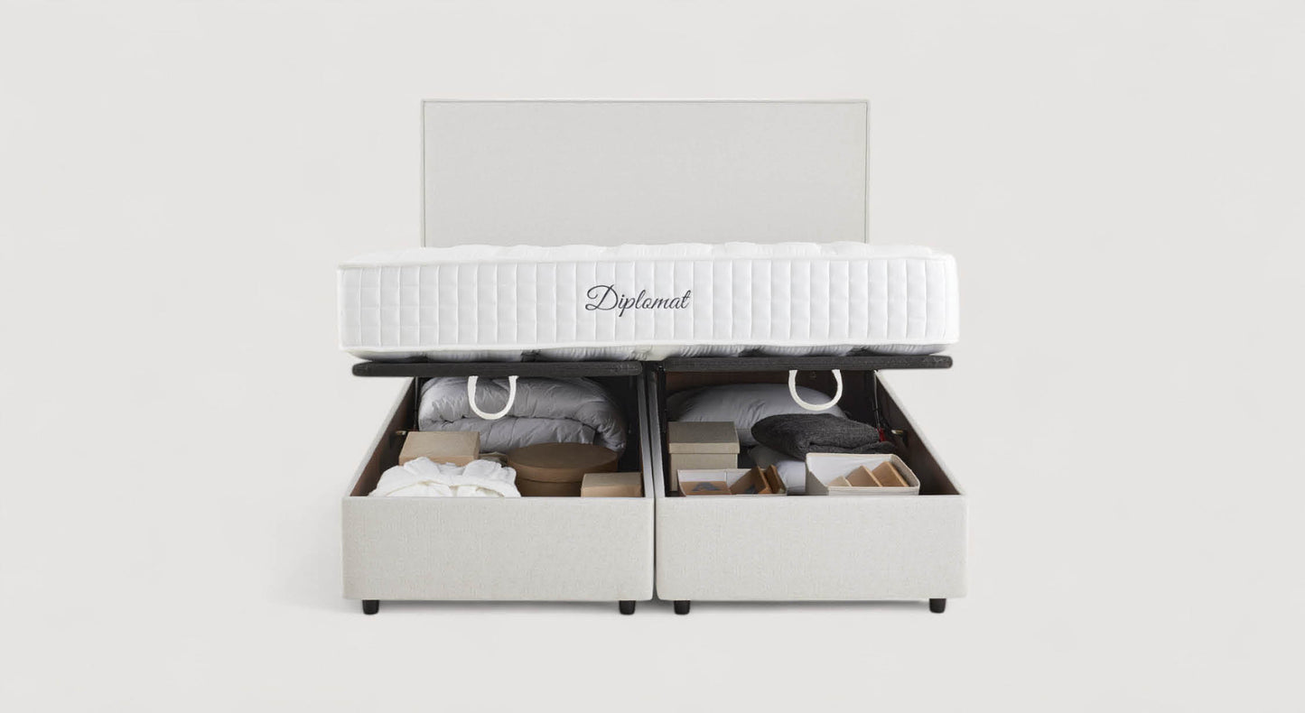 NINA Cuper Basic White storage bed pack